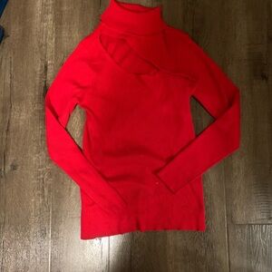 Cyrus Turtle Neck Cut-out Sweater